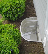 basement egress window well in White Plains